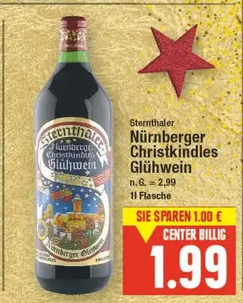 E-Center Sterntaler nürnberger christkindles glühwein Angebot