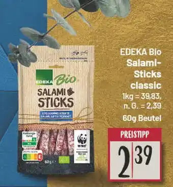 E-Center Edeka bio salami-sticks classic Angebot