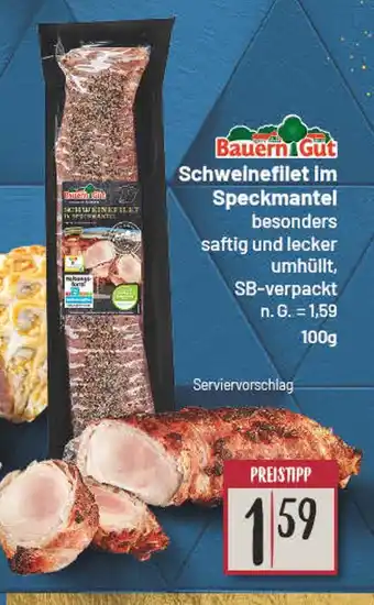 E-Center Bauern gut schweinefilet im speckmantel Angebot