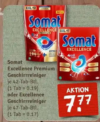nahkauf Somat excellence premium geschirrreiniger oder excellence geschirrreiniger Angebot