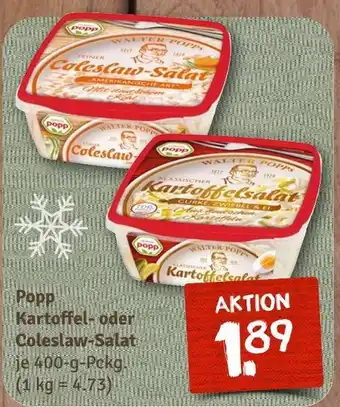 nahkauf Popp kartoffel- oder coleslaw-salat Angebot