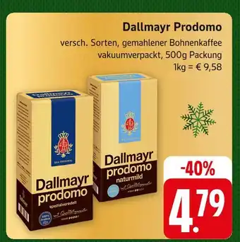 Edeka Dallmayr prodomo spezialveredelt oder dallmayr prodomo naturmild Angebot