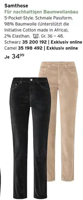 Tchibo Samthose Angebot