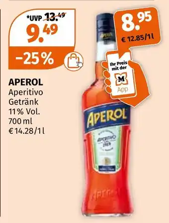 Müller Aperol aperitivo getränk Angebot