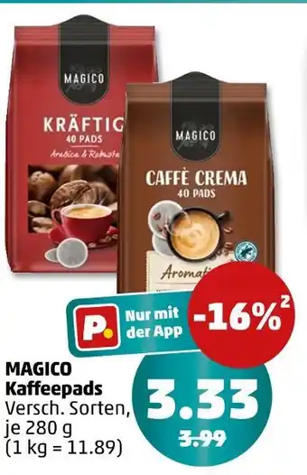 PENNY Magico kaffeepads Angebot