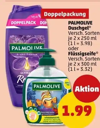 PENNY Palmolive duschgel oder flüssigseife Angebot