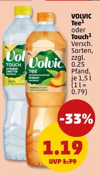 PENNY Volvic tee oder touch Angebot