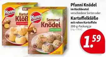 Nah & Frisch Pfanni Knödel Angebot