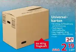 Selgros Universalkarton Angebot