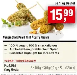 Handelshof Veggie Stick Pea & Mint / Curry Masala Angebot