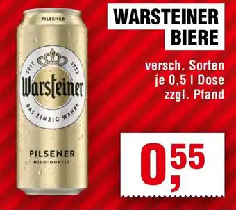 Handelshof WARSTEINER BIERE Angebot