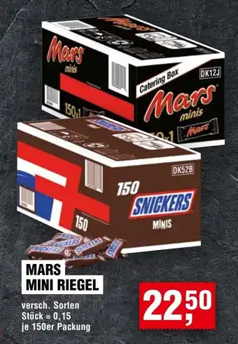 Handelshof MARS MINI RIEGEL Angebot