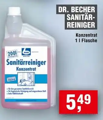 Handelshof DR. BECHER SANITÄR- REINIGER Angebot