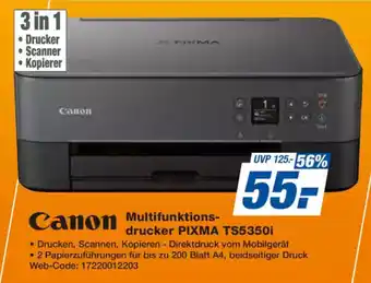 expert Techno Land Canon Multifunktionsdrucker PIXMA TS5350i Angebot