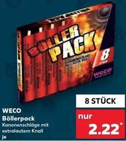 Kaufland WECO Böllerpack Angebot