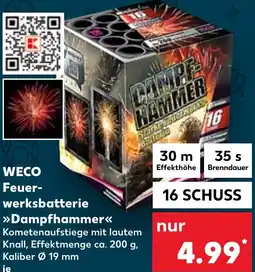 Kaufland WECO Feuerwerksbatterie Dampfhammer Angebot