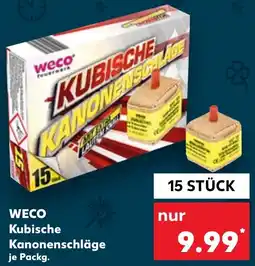 Kaufland WECO Kubische Kanonenschläge Angebot