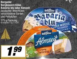 L. STROETMANN GROSSMARKT Bergader Bergbauern Käse Bavaria blu oder Almzeit Angebot