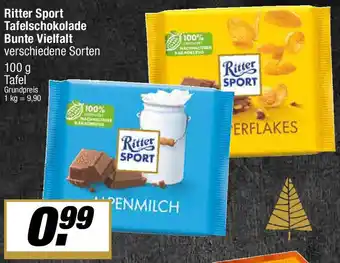 L. STROETMANN GROSSMARKT Ritter Sport Tafelschokolade Bunte Vielfalt Angebot