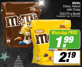 L. STROETMANN GROSSMARKT M&Ms Choco, Peanut oder Crispy Angebot