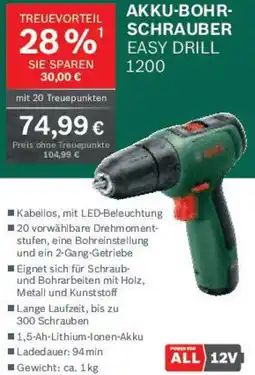 Edeka Bosch akku-bohrschrauber Angebot