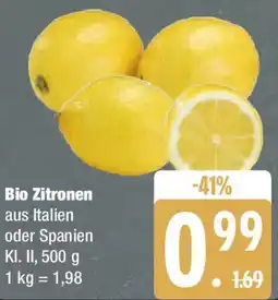 Edeka Bio Zitronen Angebot