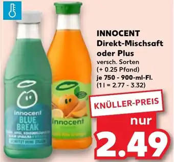 Kaufland INNOCENT Direkt-Mischsaft oder Plus Angebot