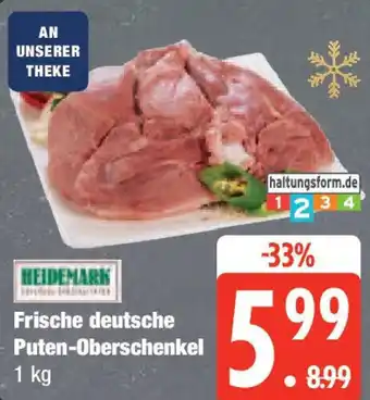 Edeka HEIDEMARK Frische deutsche Puten-Oberschenkel Angebot