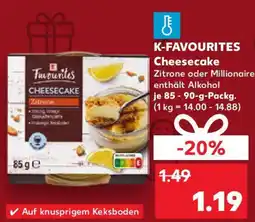 Kaufland K-FAVOURITES Cheesecake Angebot