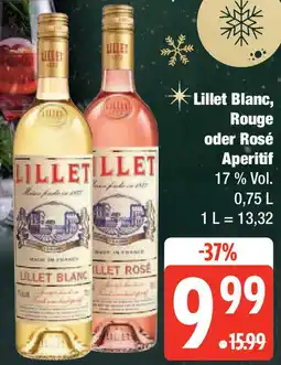 Edeka Lillet Blanc, Rouge oder Rosé Aperitif Angebot