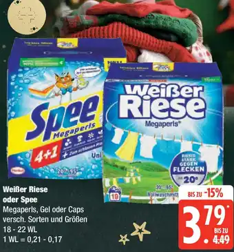 Edeka Weißer Riese oder Spee Angebot