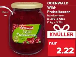 Kaufland ODENWALD Wild Preiselbeeren Angebot