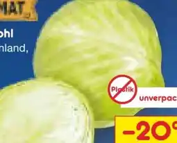 Netto Marken-Discount Weißkohl Angebot