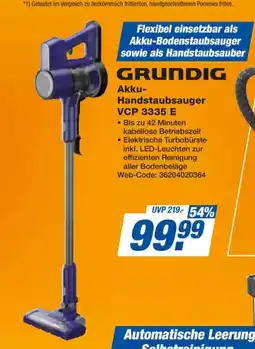 expert Techno Land GRUNDIG Akku- Handstaubsauger VCP 3335 E Angebot