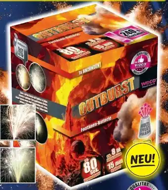 Lidl Fontänen-Batterie Outburst Angebot