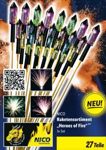 Lidl Raketensortiment Heroes of Fire Angebot