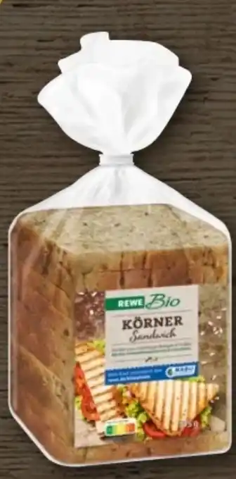 REWE Center Bio-Körner-Sandwich Angebot