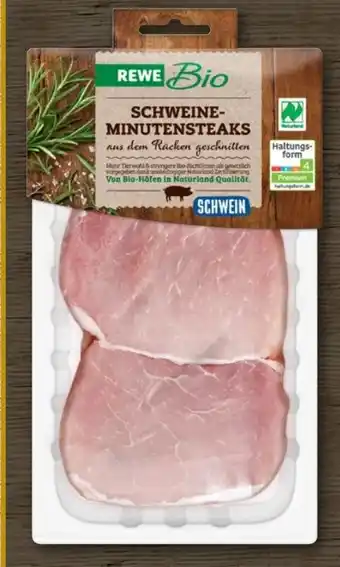 REWE Bio Schweine-Minutensteaks Angebot