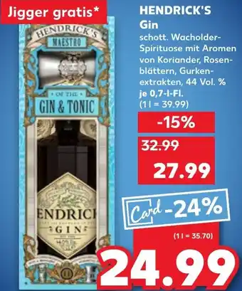 Kaufland HENDRICK'S Gin Angebot