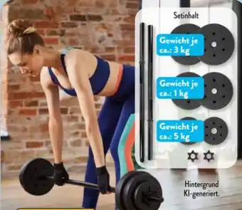 Aldi Süd Langhantel-Set Angebot