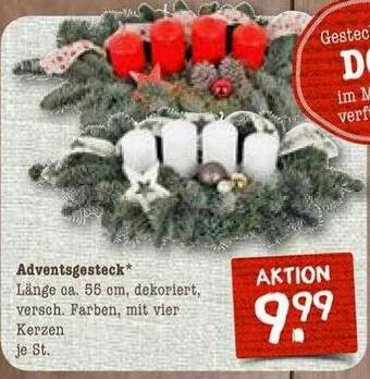 nahkauf Adventsgesteck Angebot