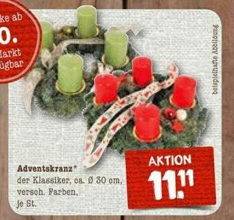 nahkauf Adventskranz Angebot