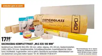 OBI DACHAUSBAU-KOMPLETTPAKET „WLG 035 100 MM" Angebot