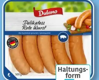 Lidl Delikatess Rote Wurst Angebot