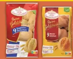 E-Center Unsere Goldstücke Baguette-Brötchen Angebot