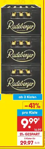 Netto Marken-Discount Radeberger Pilsner Angebot