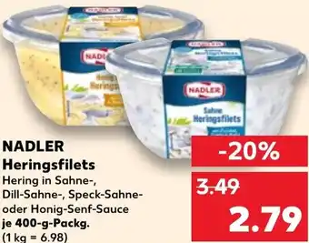 Kaufland NADLER Heringsfilets Angebot