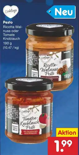 Netto Marken-Discount Lieblings Pesto Angebot