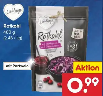 Netto Marken-Discount Lieblings Rotkohl Angebot