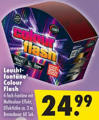 Mäc Geiz COMET Leuchtfontäne Colour Flash Angebot